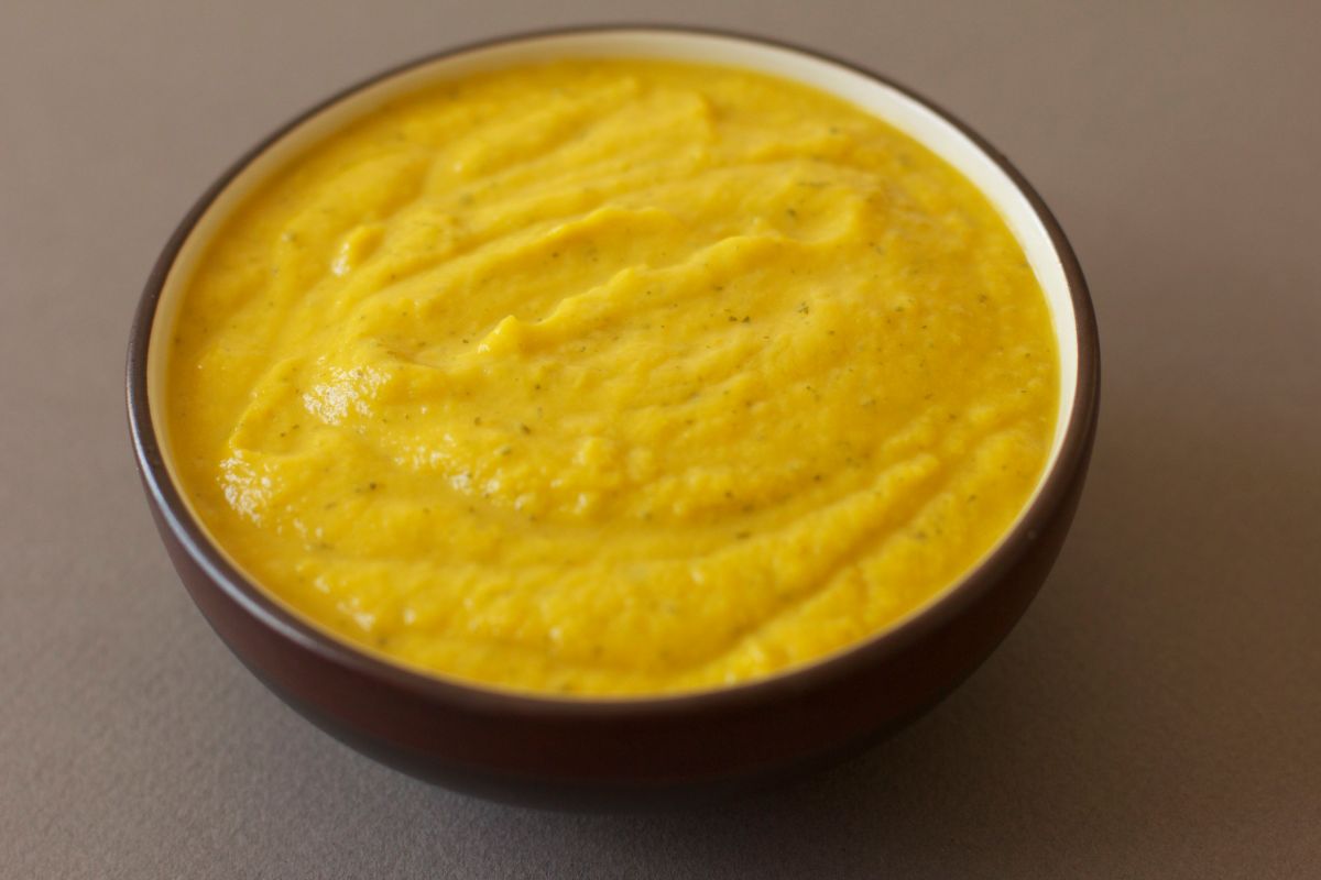 Soupe de carotte, coco, coriandre